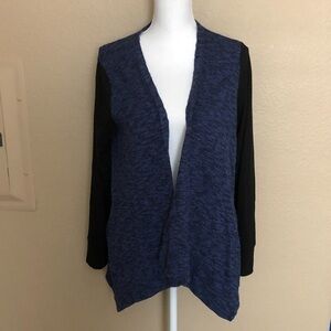 Logo By Lori Goldstein two toned open cardigan